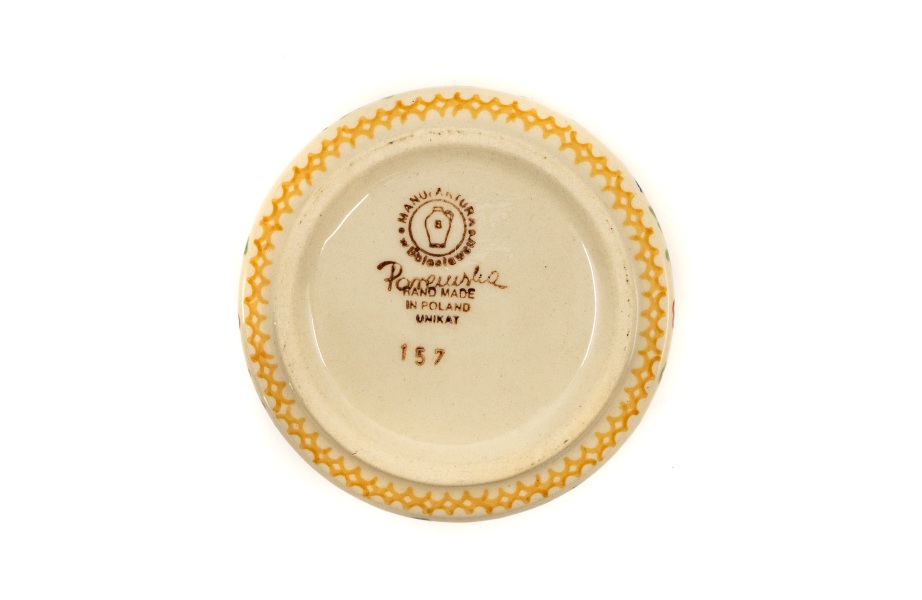 French Butter Dish  / Manufaktura w Bolesławcu / M136 / DPLC / Quality 1